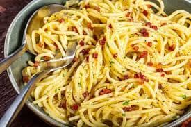 
          
            Spaghetti Carbonara with Long Pepper & Pancetta
          
        