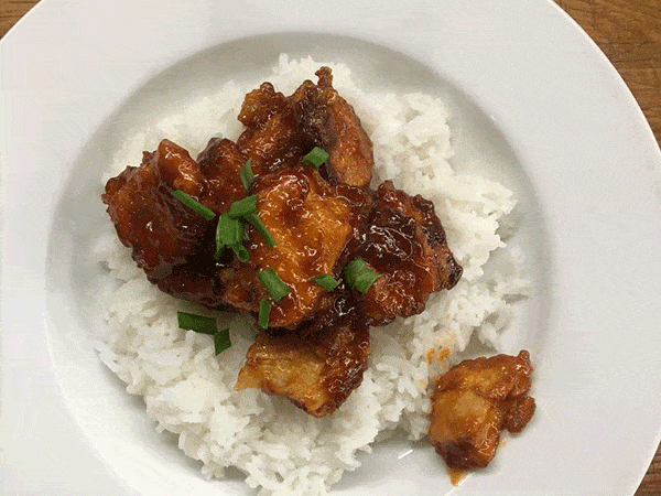 Baked Sweet & Sour Chicken.