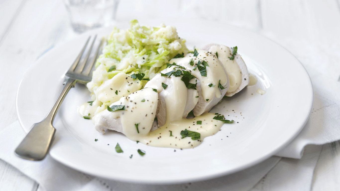 
          
            Cold Poached Chicken with Tarragon Mayonnaise
          
        