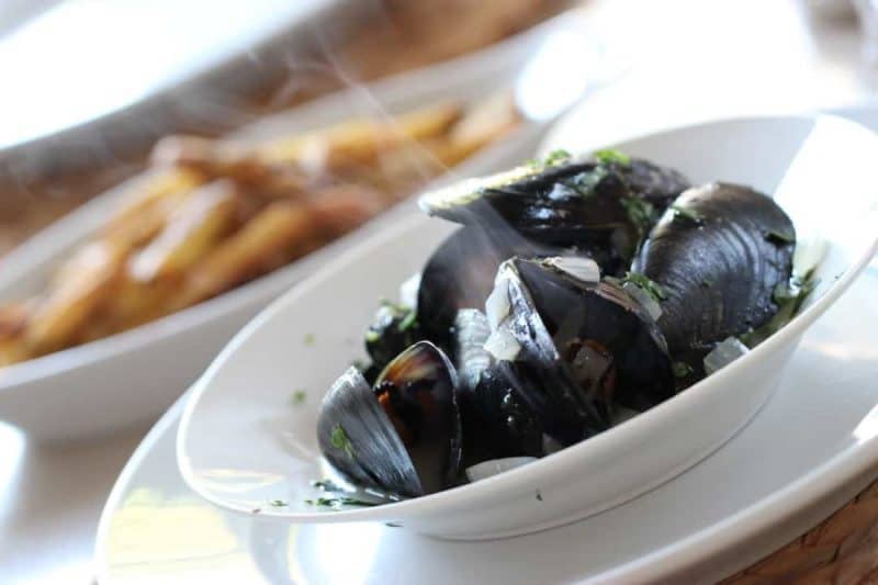 
          
            Mussels with White Wine & Herbes de Provence
          
        