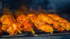 Mustard Glazed Barbecued Chicken