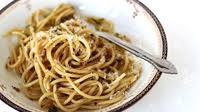 Pasta with Truffle Oil and Black Garlic & Balsamic Drizzle