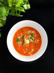 Spanish Cold Tomato Soup (Vegan Gazpacho Andaluz)