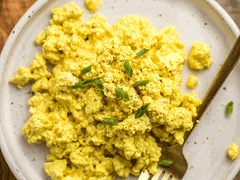 Tofu Scramble with Turmeric and Kala Namak