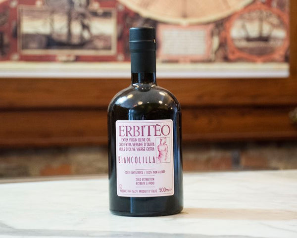 Erbiteo Biancolilla EVOO - kosher OLIVE OIL THE OLIVE PIT 