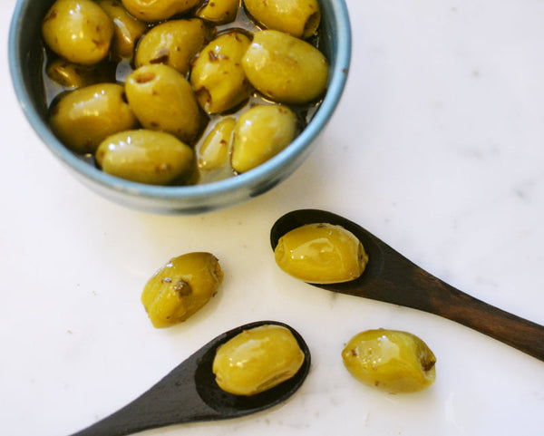 Sweet Basil Olives THE SPICE TRADER 